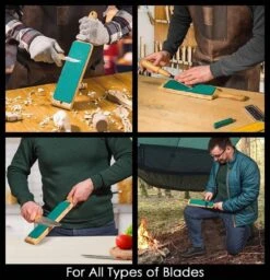 BeaverCraft Dual-Sided Leather Paddle Strop With P1 Polishing Compound -Helle Shop beavercraft beavercraft dual sided leather paddle strop with p1 polishing compound 41989709201620