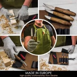 BeaverCraft Premium Whittling Set With Walnut Handles -Helle Shop beavercraft beavercraft premium whittling set with walnut handles 41989708775636