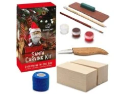 BeaverCraft Santa Carving Kit - Complete Starter Whittling Kit For Beginners, Adults, Teens, And Kids -Helle Shop beavercraft beavercraft santa carving kit complete starter whittling kit for beginners adults teens and kids 41989705793748