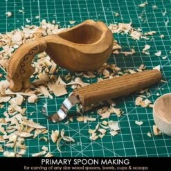 BeaverCraft SK1S OAK Hook Spoon Carving Knife With Leather Sheath -Helle Shop beavercraft beavercraft sk1s oak hook spoon carving knife with leather sheath 41989709725908