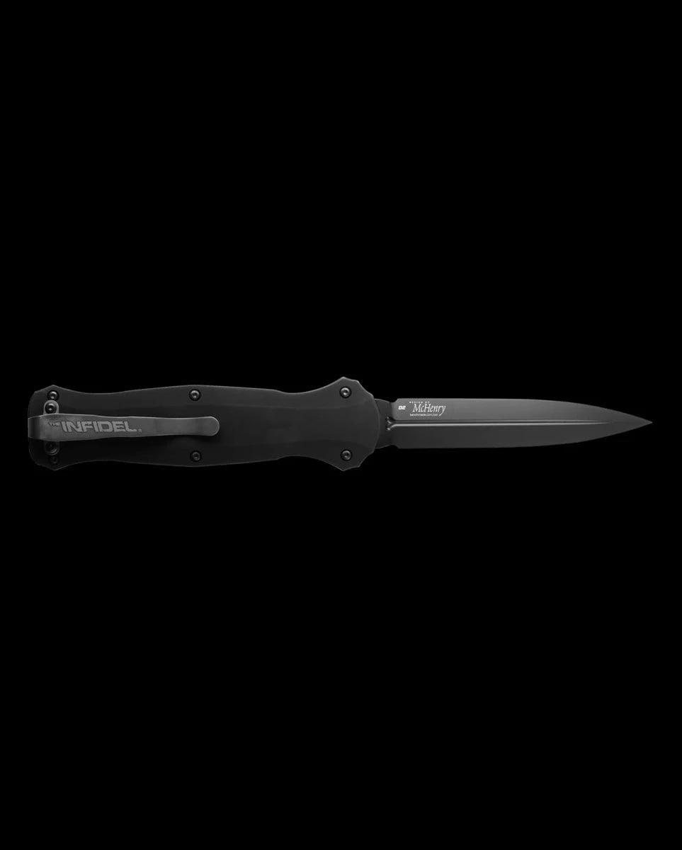 Benchmade 3300BK Infidel Dagger Auto OTF Knife 3.95" (USA) 3 Benchmade 3300BK Infidel Dagger Auto OTF Knife 3.95" (USA) - Image 3