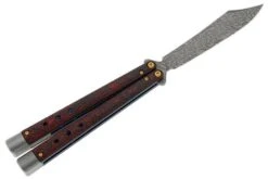 Benchmade 99-241 Gold Class Necron Latchless Balisong Butterfly Knife 4.59" -Helle Shop benchmade necron 82924002 65735
