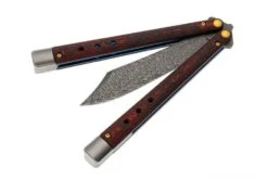 Benchmade 99-241 Gold Class Necron Latchless Balisong Butterfly Knife 4.59"