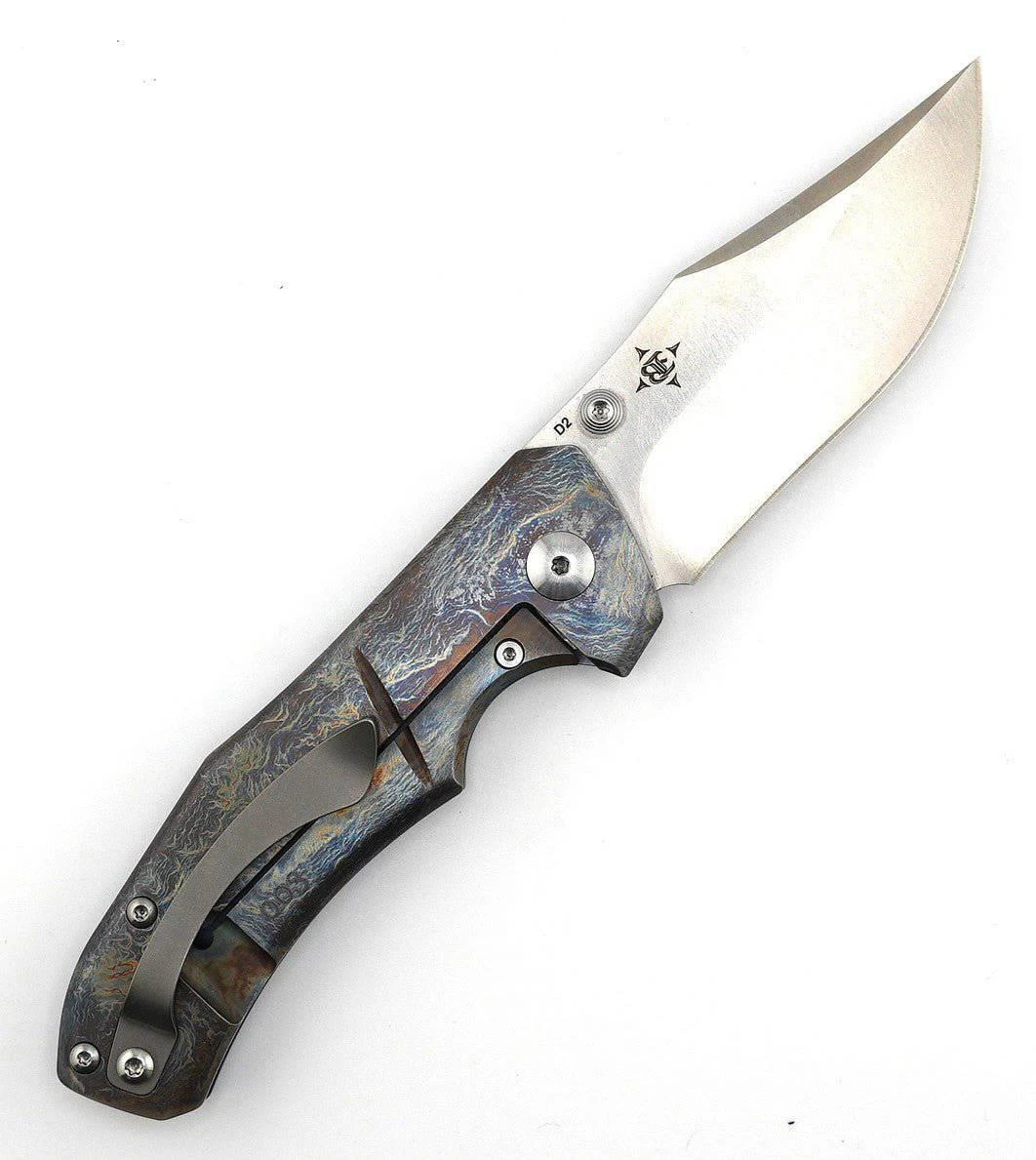 Boker 01BO312 Jive Semi-Custom Titanium Folding Knife 2.95" D2 2 Boker 01BO312 Jive Semi-Custom Titanium Folding Knife 2.95" D2 - Image 2