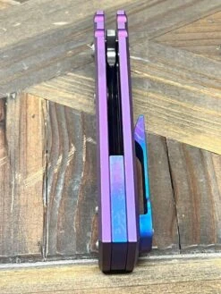 Chaves Redencion Street Semi-Custom Titanium Tanto Knife "BlueBerry" -Helle Shop chaves chaves redencion street semi custom titanium tanto knife blueberry 41989799575764