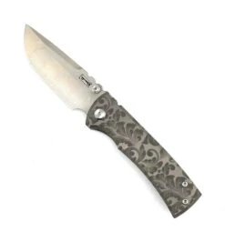 Custom Chaves Redencion Street Floral Titanium Drop Point Knife (3.25" Satin) (Engraved) -Helle Shop chaves custom chaves redencion street floral titanium drop point knife 3 25 satin engraved 41989851971796