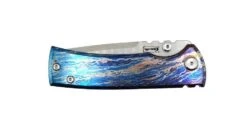 Custom Chaves Redencion Street Titanium Drop-Point Knife "LightningStrike" -Helle Shop chaves custom chaves redencion street titanium drop point knife lightningstrike 41989852397780