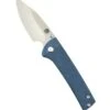 Custom Chaves Scapegoat Street Frame Lock Folding Knife Azure Blue Ti Handles (3.50" Bohler M390) (Azure Dragon)