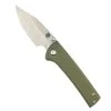 Custom Chaves Scapegoat Street Frame Lock Folding Knife Smooth Ti Handles (3.50" Bohler M390) ST/SG/SWTI/BF (OD Green Anodization)