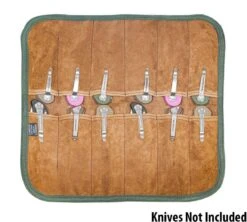 Condor CTK-CCFR Folding Knife Carry Roll Canvas And Leather Fits 12 Folders -Helle Shop condor tools knives condor ctk ccfr folding knife carry roll canvas and leather fits 12 folders 41989823070420