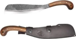 Condor Village Parang Machete 12in Blade Hardwood Handle With Sheath -Helle Shop condor tools knives condor village parang machete 12in blade hardwood handle with sheath 41989824348372