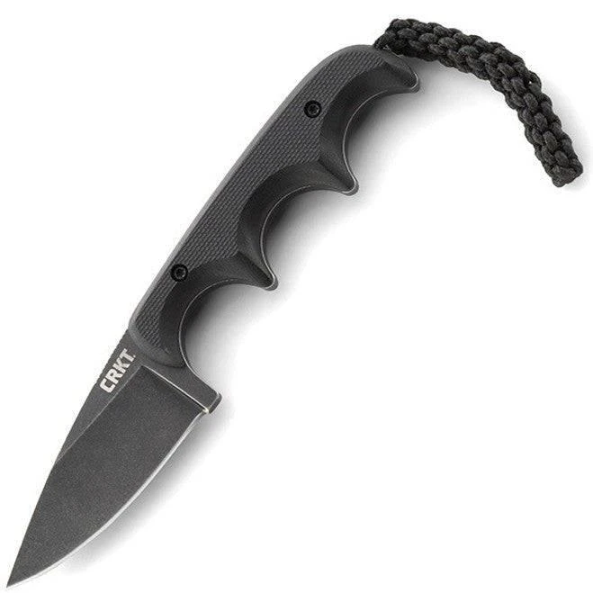 CRKT 2384K Folts Minimalist Fixed Blade Neck Knife 2.16" Black Stonewashed Drop Point Blade G10 Handles 1 CRKT 2384K Folts Minimalist Fixed Blade Neck Knife 2.16" Black Stonewashed Drop Point Blade G10 Handles