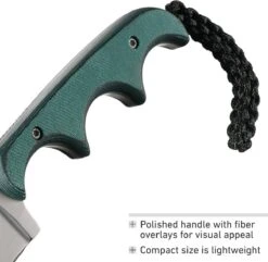 CRKT 2394 Folts Minimalist Katana Fixed Blade Neck Knife 3.56" Plain Blade Green Resin Fiber Handles -Helle Shop crkt crkt 2394 folts minimalist katana fixed blade neck knife 3 56 plain blade green resin fiber handles 41989837914324