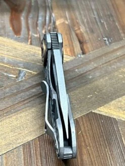 Curtiss F3 Compact Slicer Flipper FJ-Mill Handles SW MagnaCut Blasted Ti Bronze HW (USA) -Helle Shop curtiss custom knives curtiss f3 compact slicer flipper fj mill handles sw magnacut blasted ti bronze hw usa 41989845057748