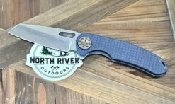 Curtiss F3 Large Wharny Flipper MagnaCut Stonewash Frag-Mill Titanium Bronze (USA)