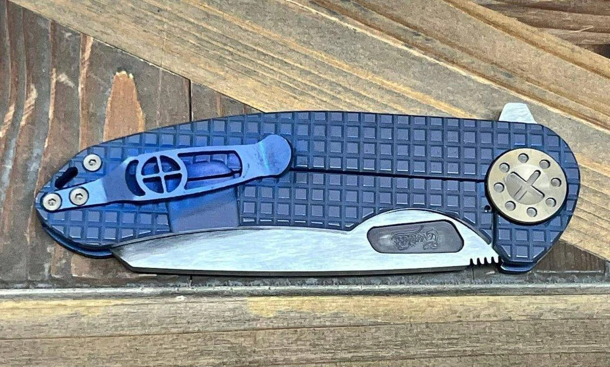 Curtiss F3 Large Wharny Flipper MagnaCut Stonewash Frag-Mill Titanium Bronze (USA) 7 Curtiss F3 Large Wharny Flipper MagnaCut Stonewash Frag-Mill Titanium Bronze (USA) - Image 7