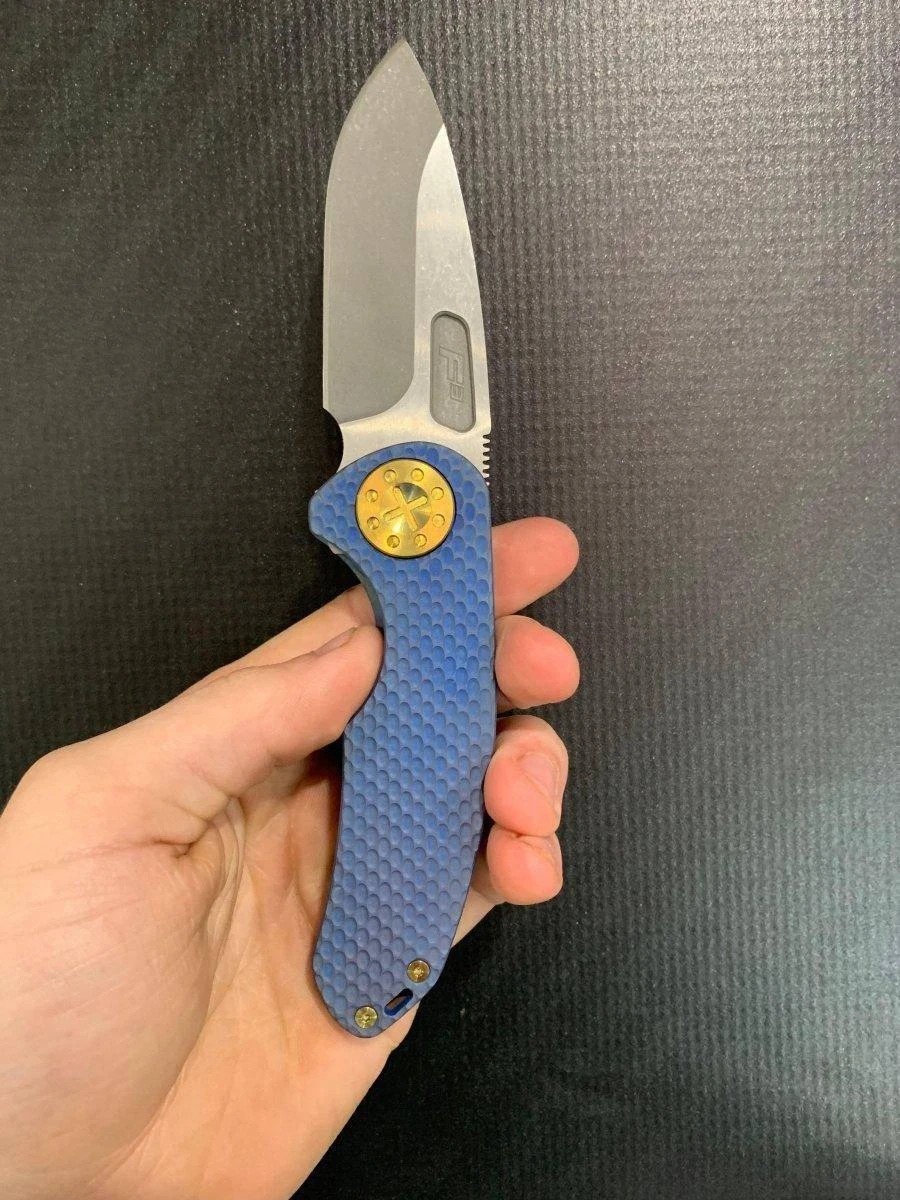 Curtiss F3 Medium Slicer Non Flipper Slim MagnaCut Midnight Blue Limited Editon SPM Mill (USA) 3 Curtiss F3 Medium Slicer Non Flipper Slim MagnaCut Midnight Blue Limited Editon SPM Mill (USA) - Image 3