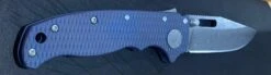 Custom Demko AD20.5 Shark Lock Folding Knife 3" CPM-3V Clip Point Textured Titanium "Purple Passion" -Helle Shop demko knives custom demko ad20 5 shark lock folding knife 3 cpm 3v clip point textured titanium purple passion 41989865046228