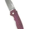 Demko Custom AD20.5 Shark Lock Folding Knife 3" S35VN Clip Point Titanium Pink Handles