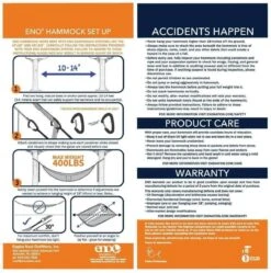 ENO DoubleNest Hammock Print -Helle Shop eno eno doublenest print hammock 41989903122644