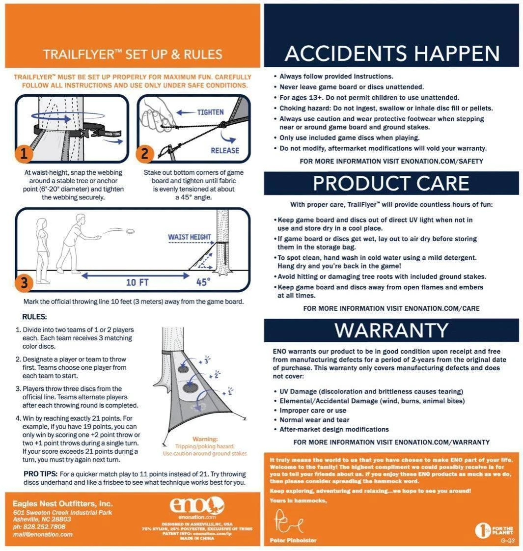 ENO TrailFlyer Outdoor Game 3 ENO TrailFlyer Outdoor Game - Image 3