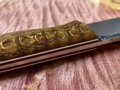 Fiddleback Forge Bushcrafter 4" Blade W/ Curly Ash Handles -Helle Shop fiddleback forge fiddleback forge bushcrafter 4 blade w curly ash handles 41987219259604