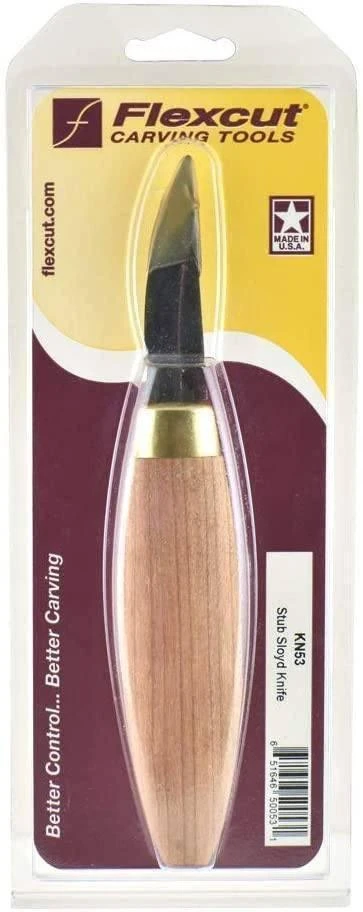 Flexcut KN53 Stub Sloyd Knife (USA) 3 Flexcut KN53 Stub Sloyd Knife (USA) - Image 3