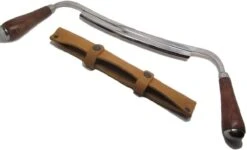 Ramelson 10" Draw Knife W/ Leather Sheath