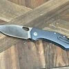 GiantMouse ACE Atelier Semi-Custom Ti Anodized Folding Knife 2.875" Elmax "Midnight Blue"