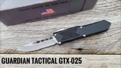 Guardian Tactical GTX-025 OTF Auto Knife (2.5" Stonewash) 12-3511 -Helle Shop guardian tactical guardian tactical gtx 025 otf auto knife 2 5 stonewash 12 3511 41986882601172