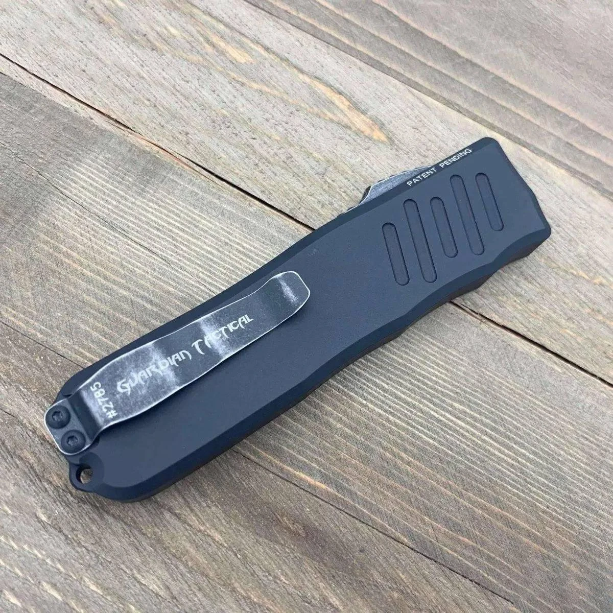 Guardian Tactical RECON-035 93611 OTF Auto S/E Knife (3.3" Black SW) 2 Guardian Tactical RECON-035 93611 OTF Auto S/E Knife (3.3" Black SW) - Image 2