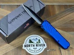 Guardian Tactical Recon-035 94131 D/E Auto Blue Black Tactical Knife (3.25")