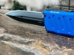Guardian Tactical Recon-035 94131 D/E Auto Blue Black Tactical Knife (3.25") -Helle Shop guardian tactical guardian tactical recon 035 94131 d e auto blue black tactical knife 3 25 39393530708180
