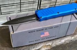 Guardian Tactical Recon-035 94131 D/E Auto Blue Black Tactical Knife (3.25") -Helle Shop guardian tactical guardian tactical recon 035 94131 d e auto blue black tactical knife 3 25 39393530773716