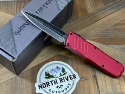 Guardian Tactical RECON-035 94631 Red Double Edge Dark Stonewash Blade