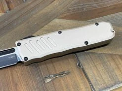 Guardian Tactical RECON-035 97211 Desert Tan Single Edge Two-Tone Black Blade -Helle Shop guardian tactical guardian tactical recon 035 97211 desert tan single edge two tone black blade 39393538998484