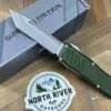 Guardian Tactical Recon-035 98521 Auto OD Green Stonewash Tanto Knife (3.25")