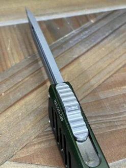 Guardian Tactical Recon-035 98521 Auto OD Green Stonewash Tanto Knife (3.25") -Helle Shop guardian tactical guardian tactical recon 035 98521 auto od green stonewash tanto knife 3 25 39393538769108