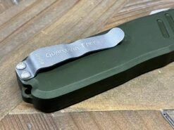 Guardian Tactical Recon-035 98521 Auto OD Green Stonewash Tanto Knife (3.25") -Helle Shop guardian tactical guardian tactical recon 035 98521 auto od green stonewash tanto knife 3 25 39393538801876