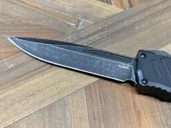 Guardian Tactical RECON-040 113611 Dark Stonewash S/E OTF Knife (3.75" SW) -Helle Shop guardian tactical guardian tactical recon 040 113611 dark stonewash s e otf knife 3 75 sw 39393538605268