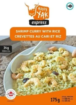 Happy Yak Shrimp Curry With Rice