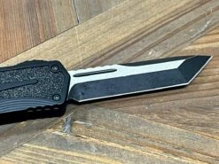 Heretic Knives H040-14A Colossus Tanto Two Tone Battle Black Auto OTF MagnaCut (USA) -Helle Shop heretic knives heretic knives h040 14a colossus tanto two tone battle black auto otf magnacut usa 39393557217492