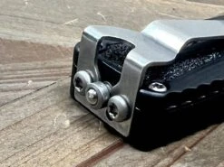 Heretic Knives H040-2A Colossus Tanto Stonewash Auto OTF MagnaCut Black (USA) -Helle Shop heretic knives heretic knives h040 2a colossus tanto stonewash auto otf magnacut black usa 39393558626516