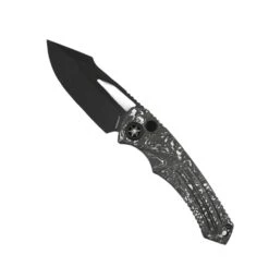 Heretic Knives H046-6A-WT/CC Pariah Manual DLC White Camo Carbon Chassis