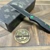 Heretic Knives Jinn Carbon Fiber W/ Toxic Green Hardware & DLC H013-6A-CFTX