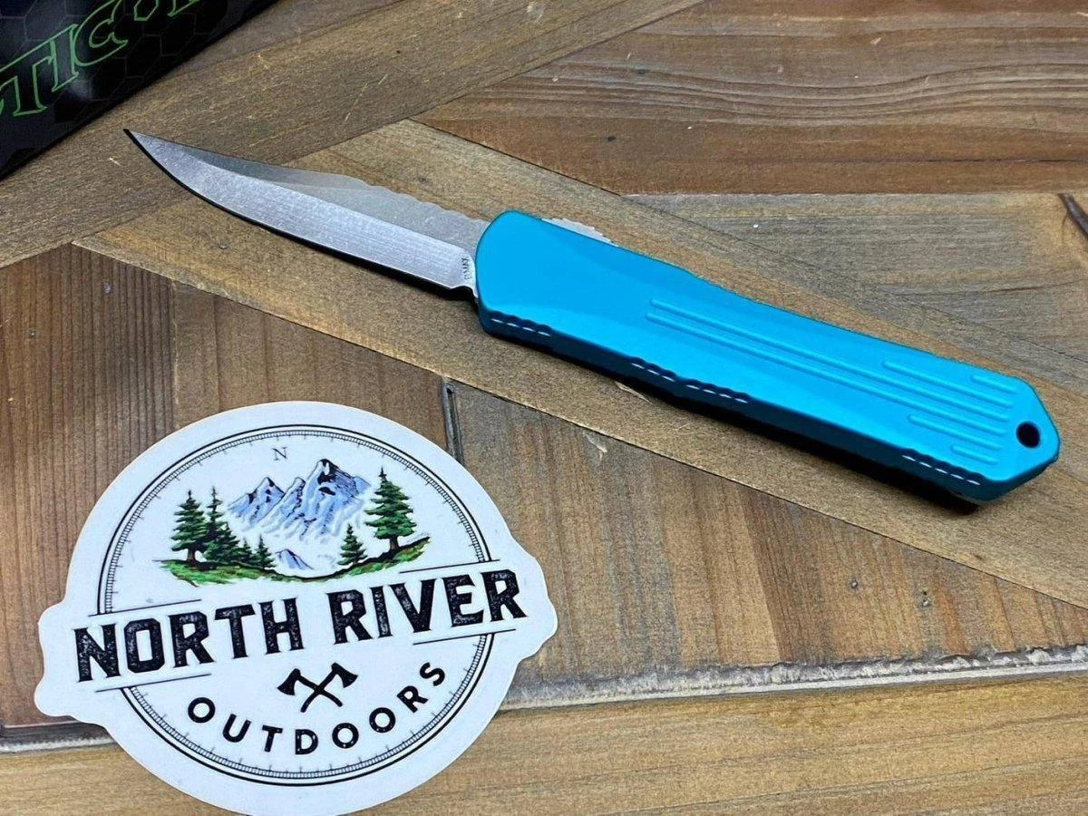 Heretic Knives Manticore S Bowie Turquoise Handle Stonewash Blade H022B-2A-TQ 1 Heretic Knives Manticore S Bowie Turquoise Handle Stonewash Blade H022B-2A-TQ