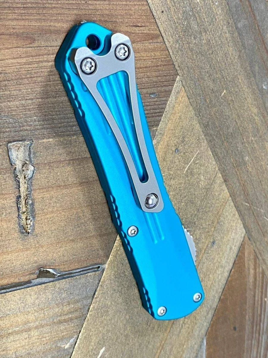 Heretic Knives Manticore S Bowie Turquoise Handle Stonewash Blade H022B-2A-TQ 8 Heretic Knives Manticore S Bowie Turquoise Handle Stonewash Blade H022B-2A-TQ - Image 8