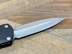 Heretic Knives Manticore S D/E Black Handle Stonewash Blade H024-2A -Helle Shop heretic knives heretic knives manticore s d e black handle stonewash blade h024 2a 39393557709012