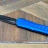 Heretic Knives Manticore S D/E Blue Camo Carbon Blue Handle DLC Blade H024-6A-BLU/CF