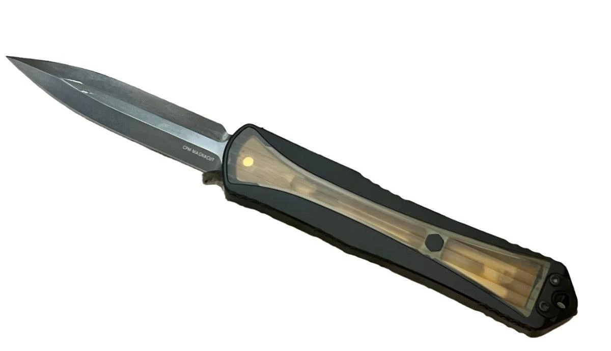 Heretic Knives Manticore X D/E Black Ultem Inlays DLC Magnacut Blade (USA) 1 Heretic Knives Manticore X D/E Black Ultem Inlays DLC Magnacut Blade (USA)